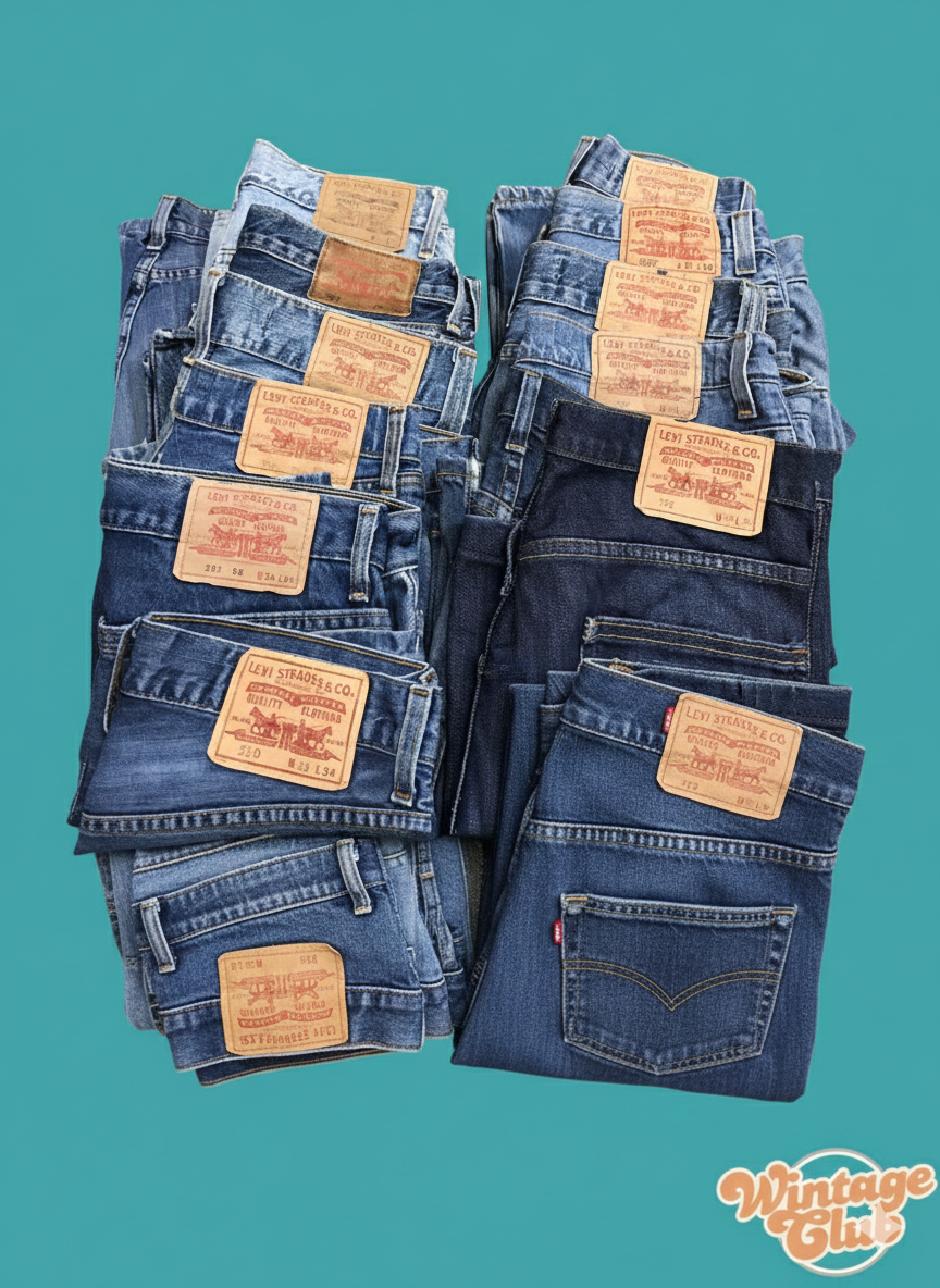 Levi's Only Box – kilo box vintage jeans Levi's usati originali Grade A Grade B Wintage Club