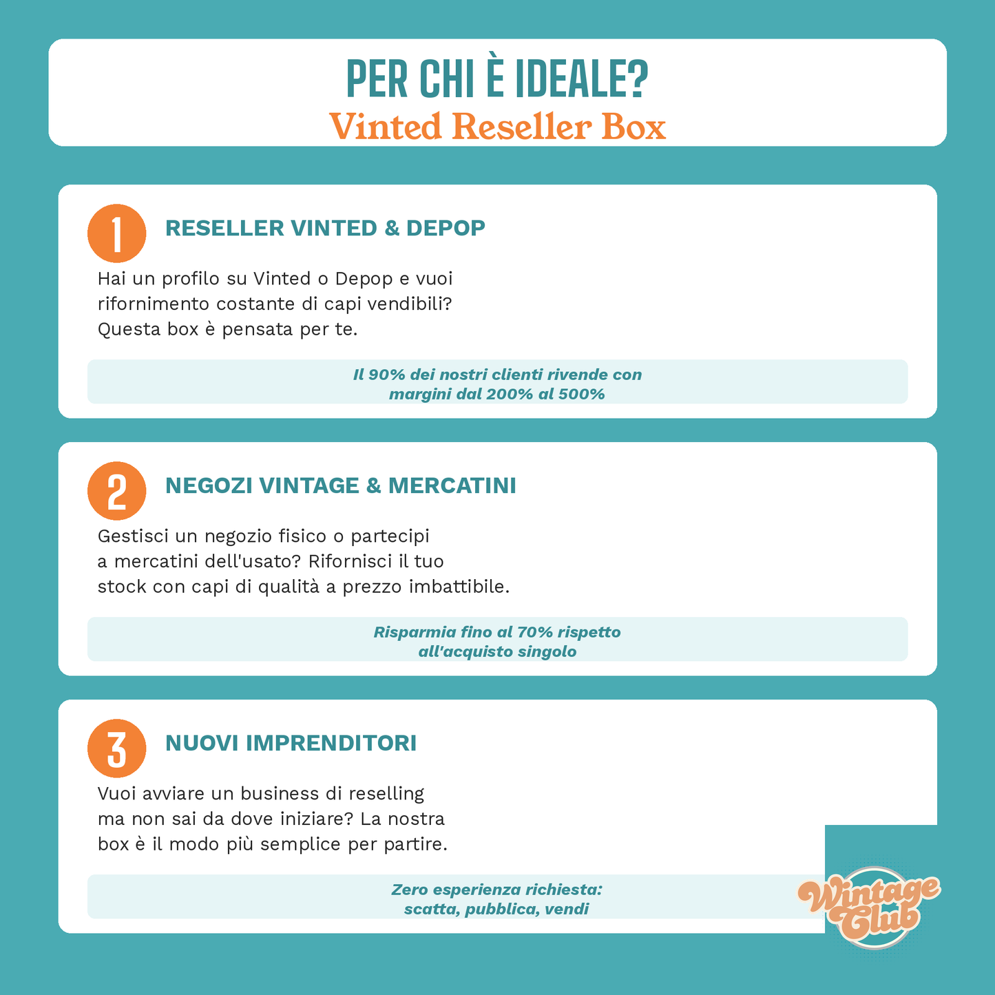 Per chi e ideale la Vinted Reseller Box - reseller Vinted Depop negozi mercatini