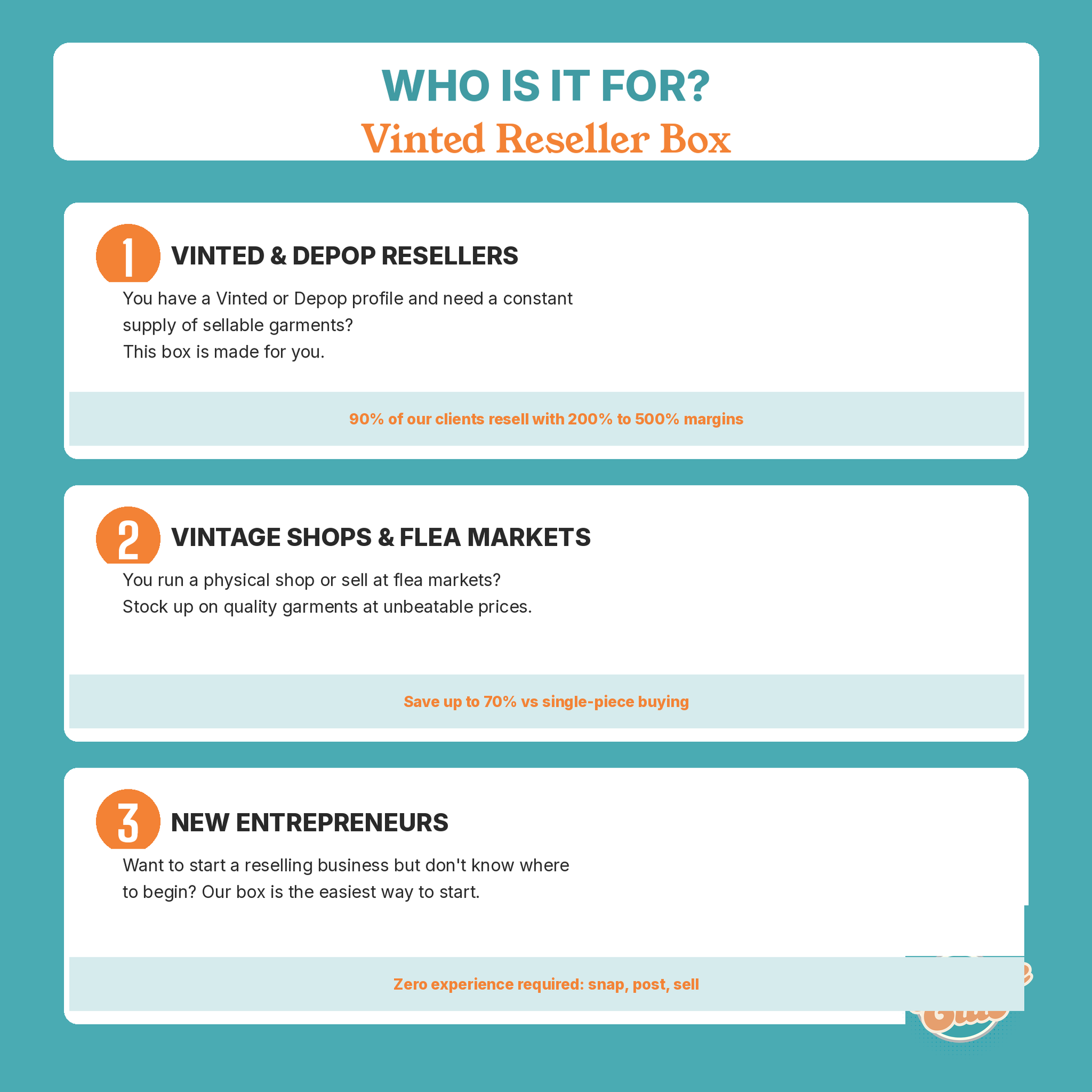 Who is the Vinted Reseller KiloBox for - Vinted Depop resellers shops flea markets