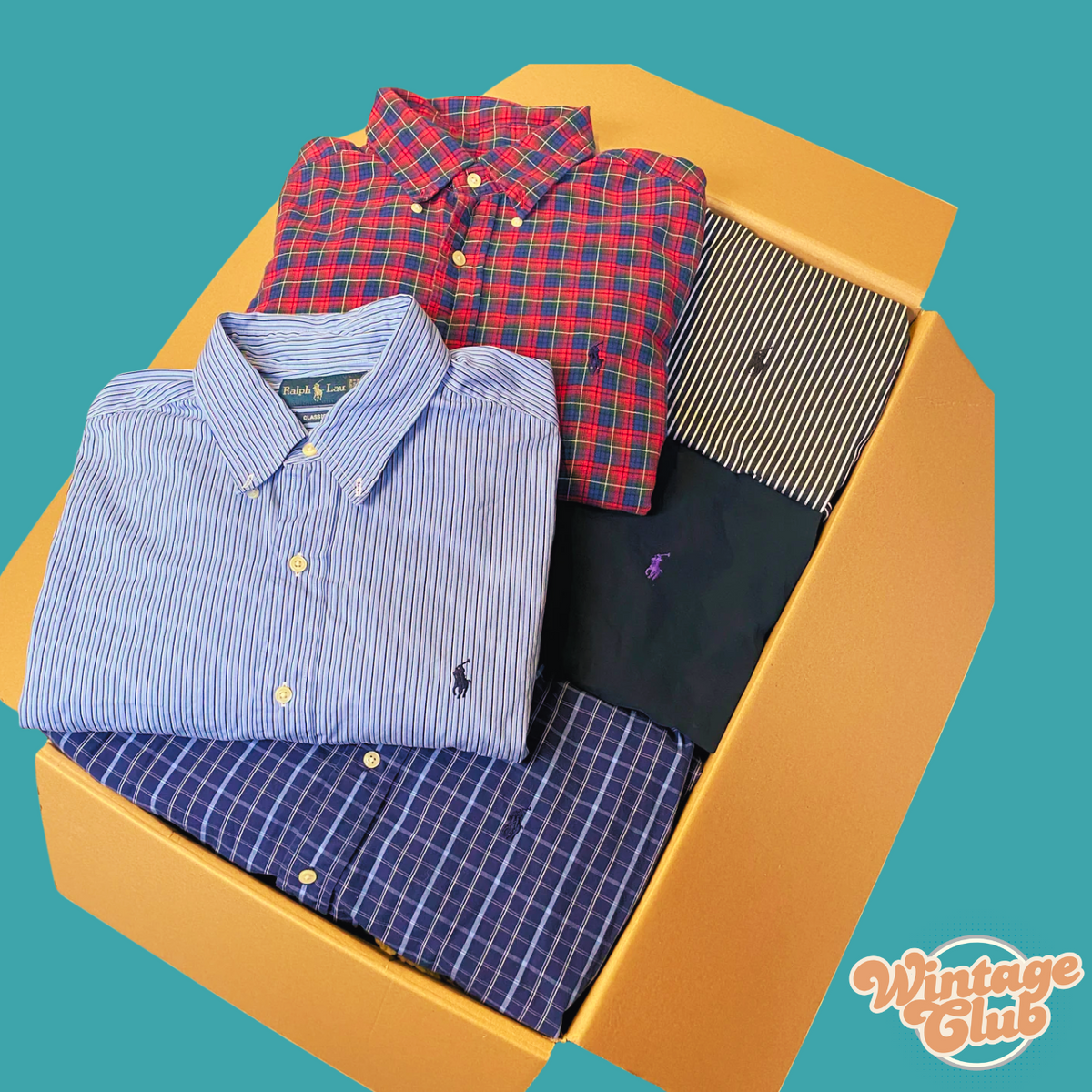 Box Prova Mix Brand aperta – capi vintage multimarca Grade A selezionati a mano