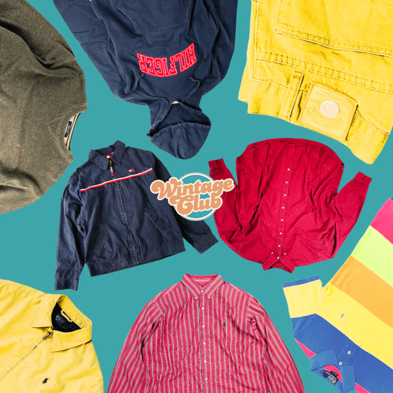 Ralph Lauren, Tommy Hillfiger, Lacoste. KILO BOX