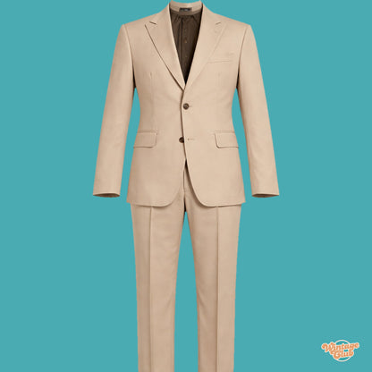 Abito uomo beige vintage - esempio capo Grade A dalla Vinted Reseller Box