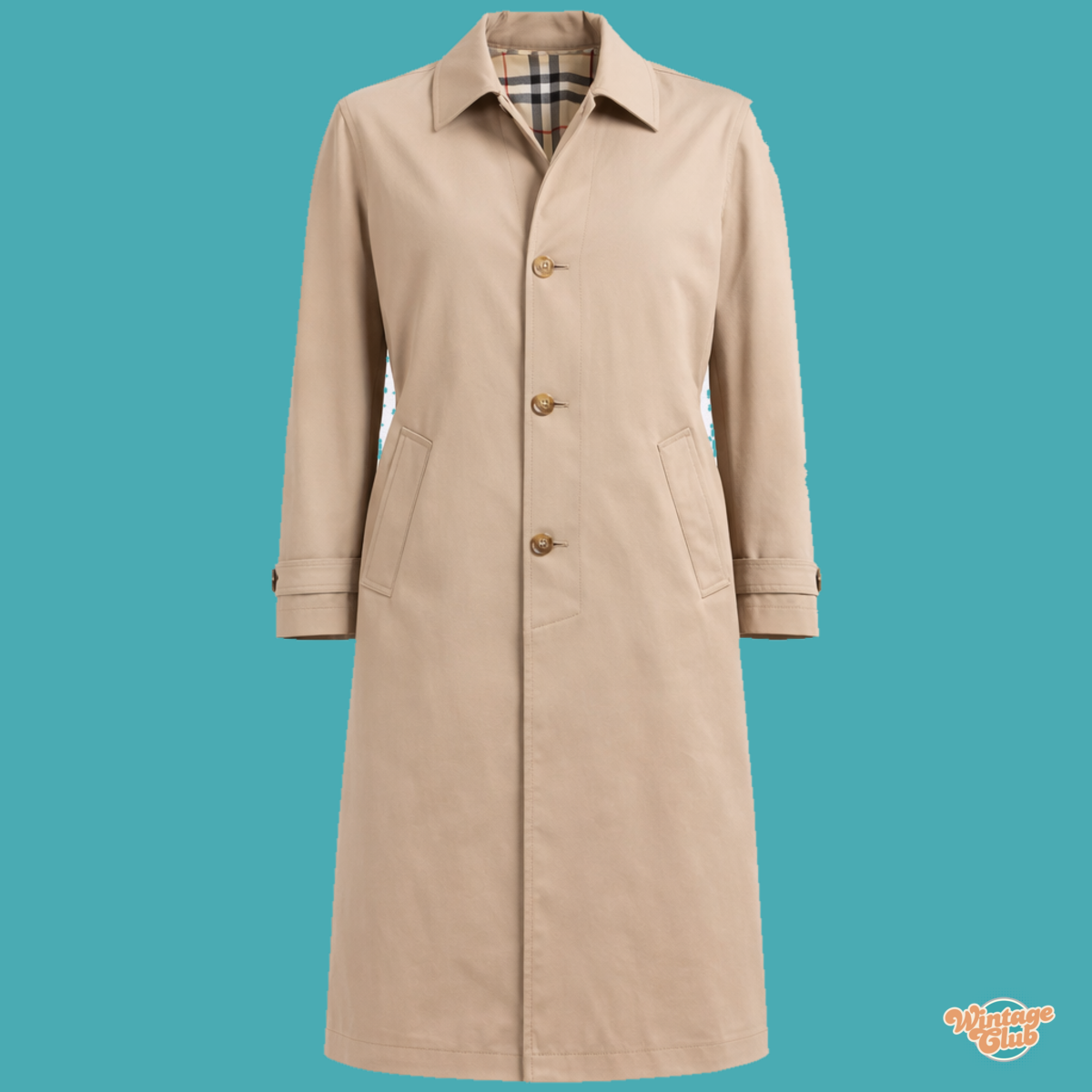 Trench uomo stile Burberry vintage - capo selezionato dalla Vinted Reseller Box Wintage Club