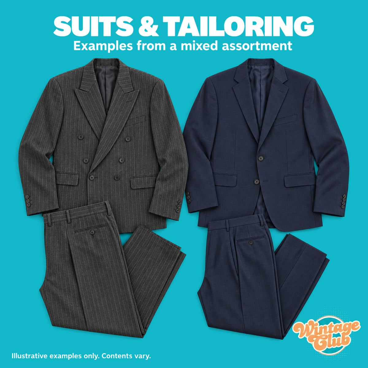 Vinted Reseller Box – abiti e sartoriale: esempio di assortimento vintage formale