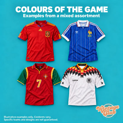 Box Maglie da Calcio — i colori del gioco: maglie di nazionali europee (esempi illustrativi)